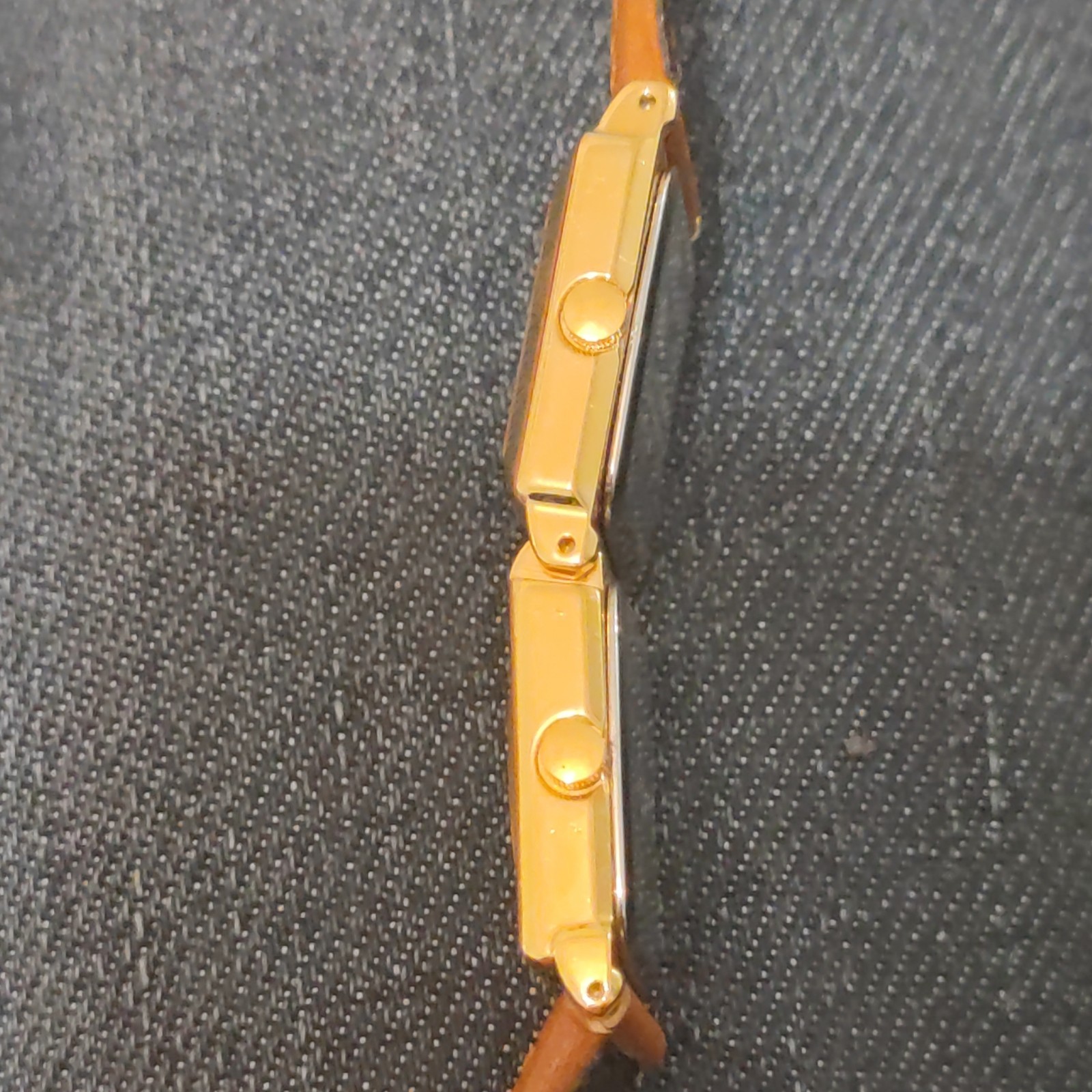 Rare AUREOLE DOUBLE TROUBLE VINTAGE QUARTZ WATCH