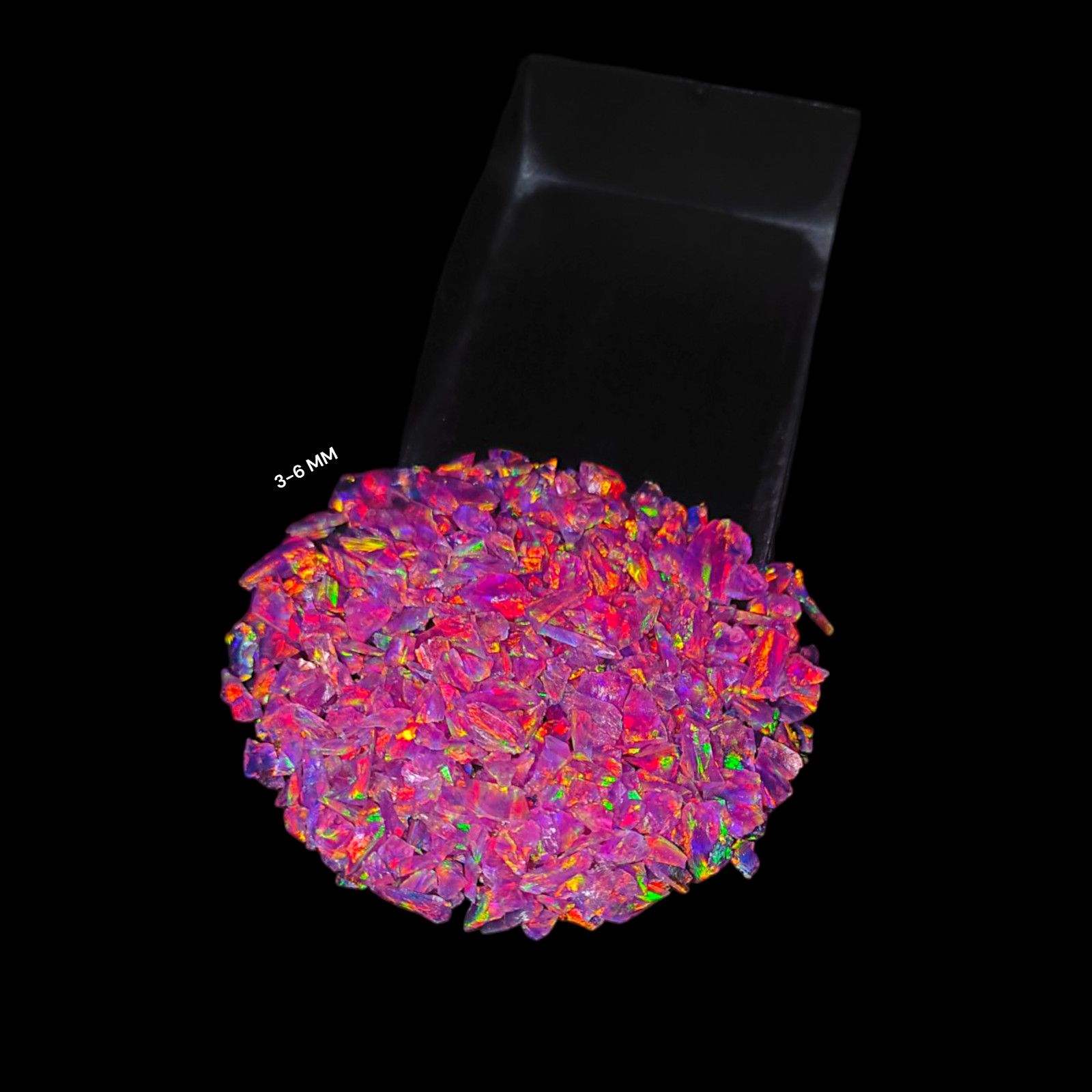 Crushed Pink Opal Coarse Gemstone Powder All Size Premium Inlay Material Opal