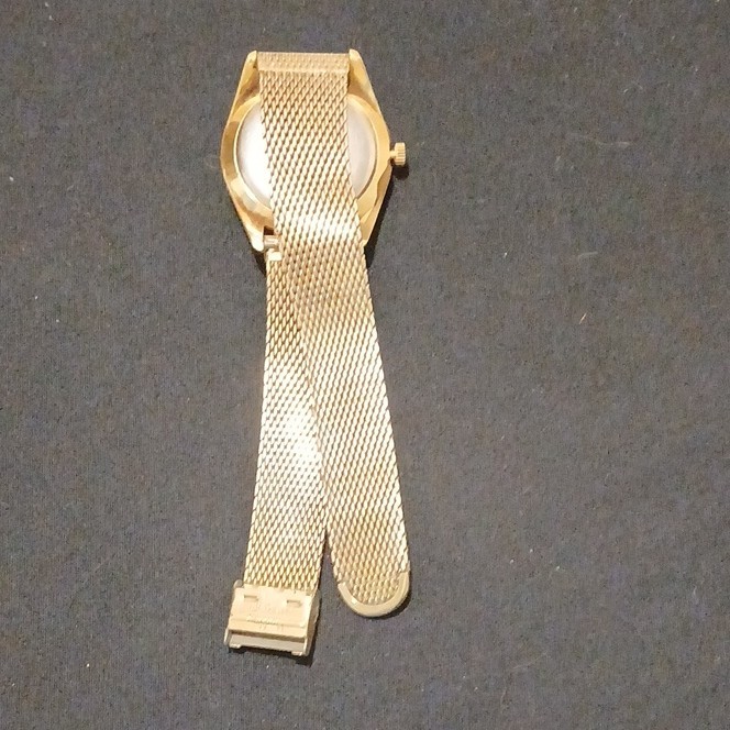Helbros Selfwinding Men’s Auto Day/Date Gold Tone 10k GF Working Order
