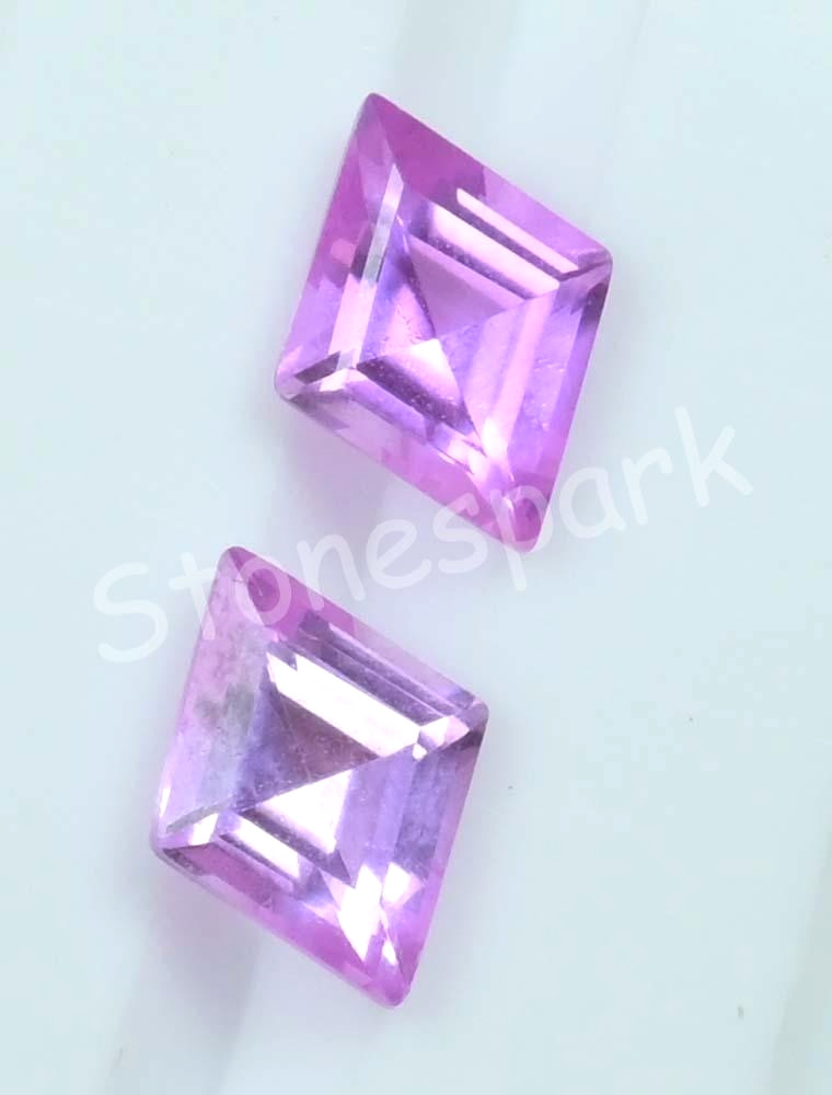 1.70 Ct Natural Mogok Pink Ruby Pair Certified Flawless Loose Gemstone