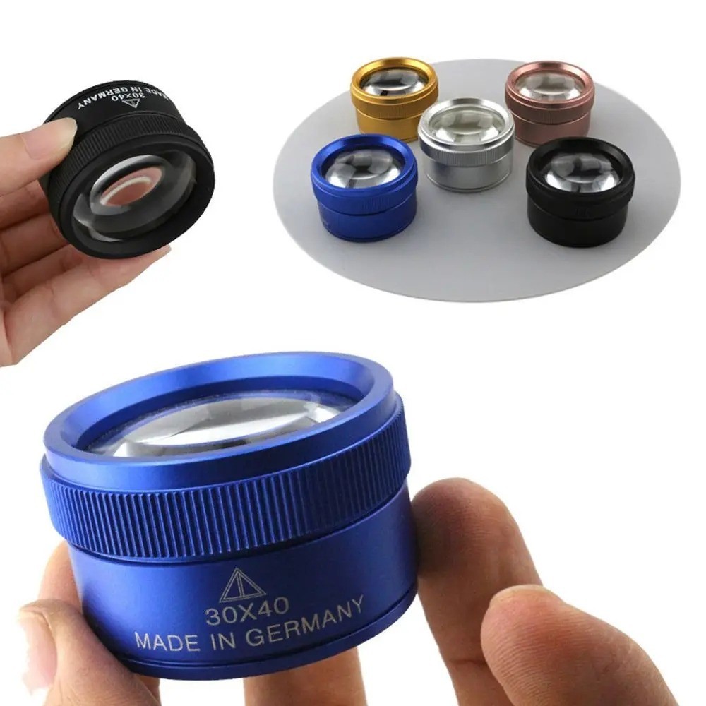 40x Magnifying Glass Eye Loupes Loop Optical Magnifier Jewelry Watch Repair Tool