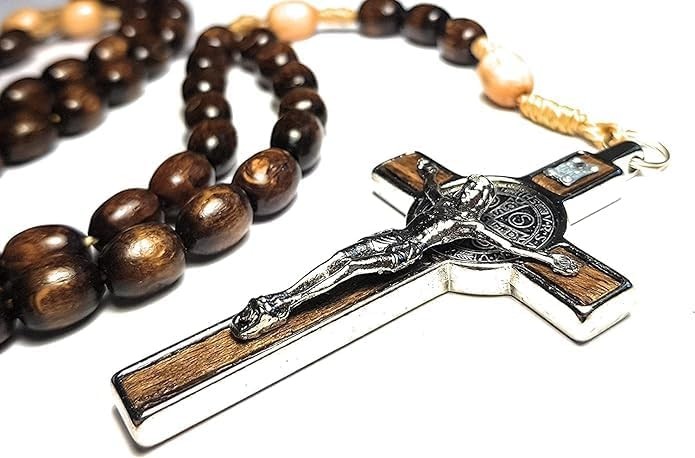 Made in Italy Rosary Blessed by Pope Francis Vatican Rome Holy Father Medal