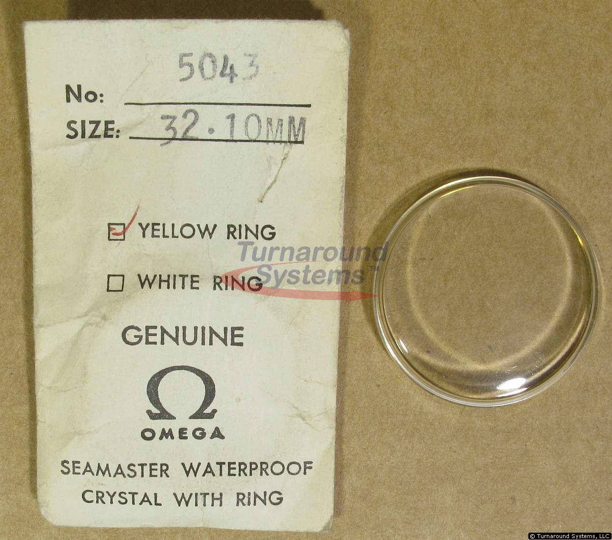 Omega Crystals, GENUINE OMEGA, 32.1 to 33.6mm, NEW