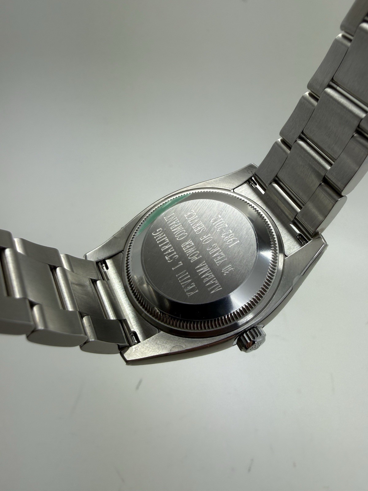 2012 Rolex Airking Oyster Perpetual Blue Dial Stickered NOS NEW 34mm 114200 B+P
