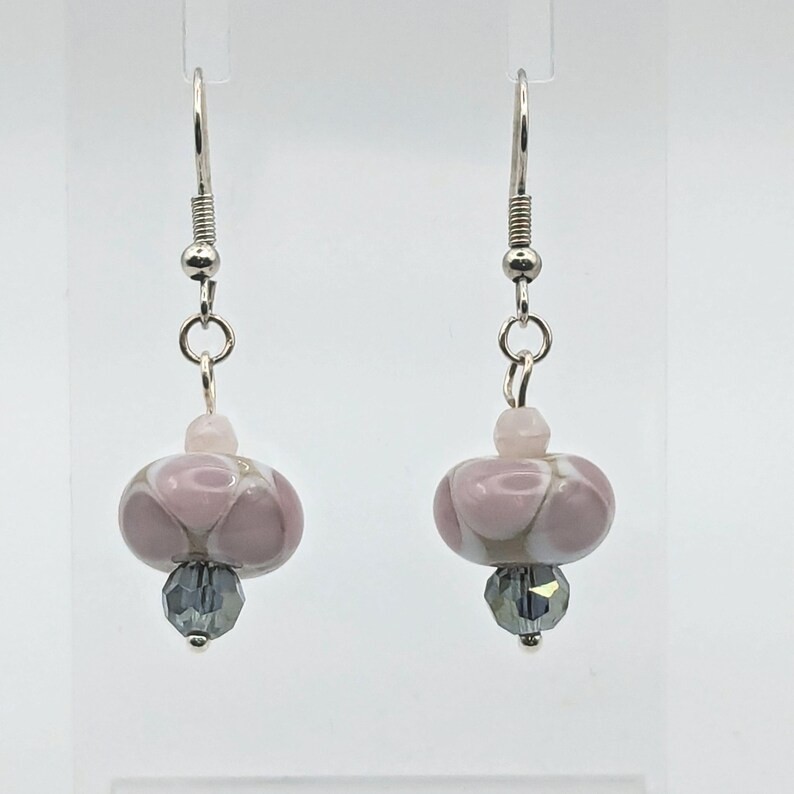 Light Purple Dangle Earrings – Casual Elegance For Everyday Wear, Women