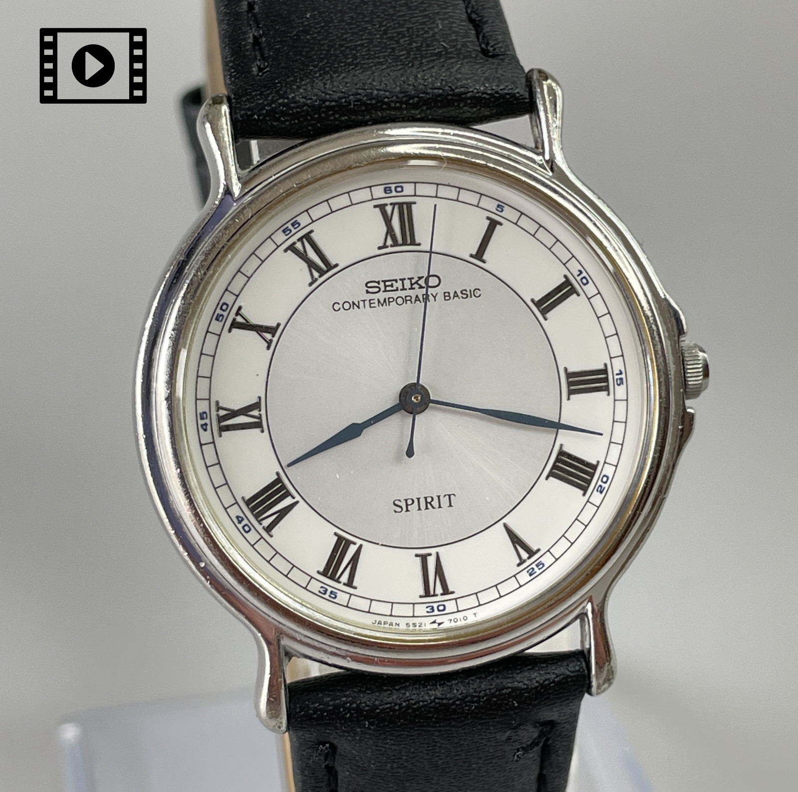 Seiko Spirit Contemporary Basic 5S21-7000 [US Stock] 1988 Mens QZ Watch *N.Mint
