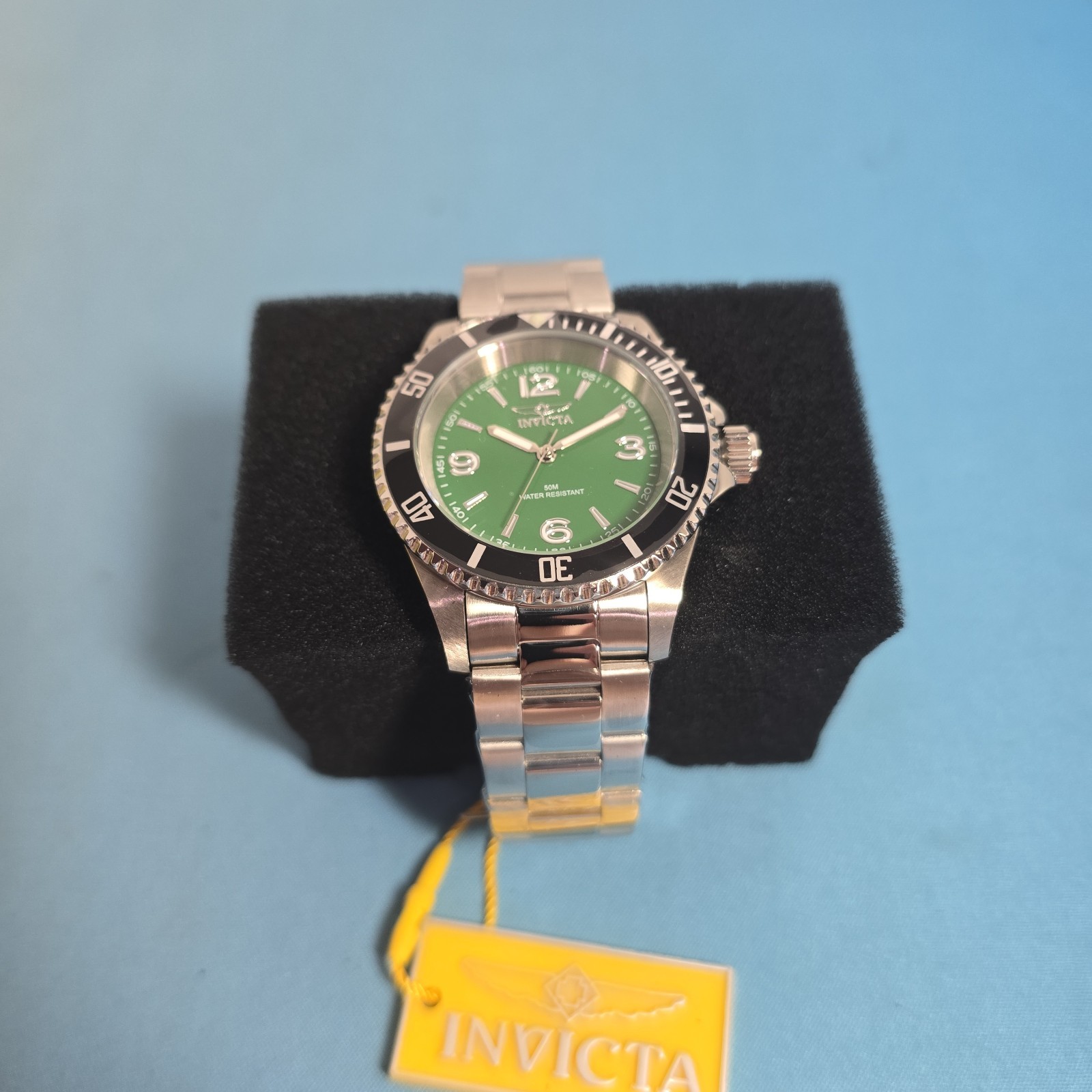 Invicta Specialty Men’s Watch 40mm-Steel 49346 Diver Style Green Face S/S NIB