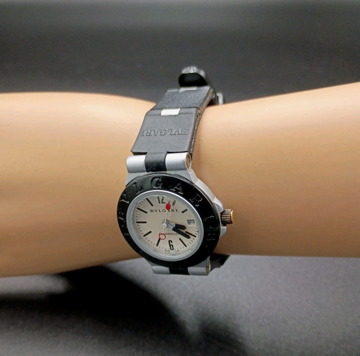 BVLGARI Aluminum AL38A Aluminum Swiss Watch