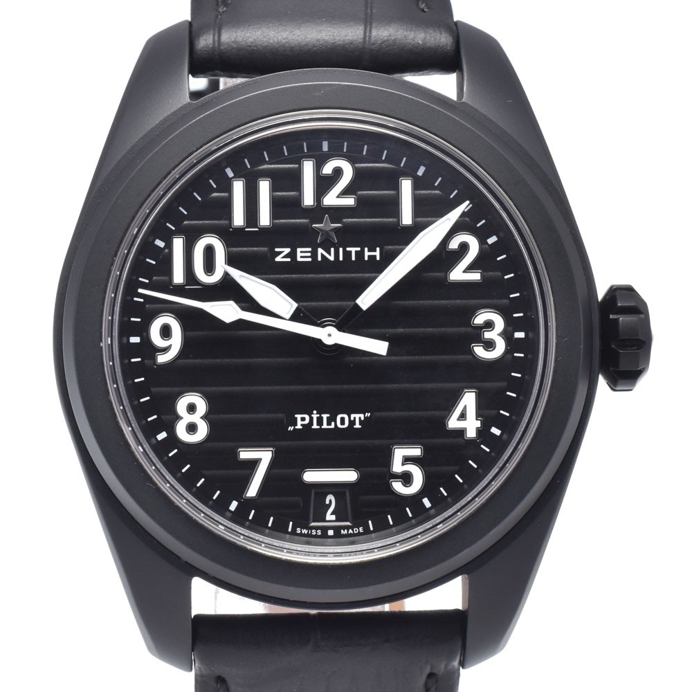 with paper ZENITH Pilot watch 49.4000.3620/21.I001 Date Automatic Men’s O#148973