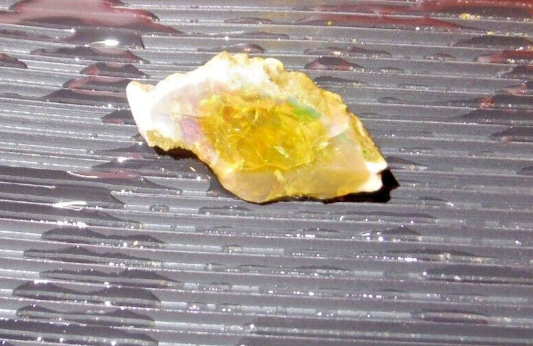 Large 39 Carat Ethiopian Welo Opal Rough with Fire & Color USA FAST SHIPPING