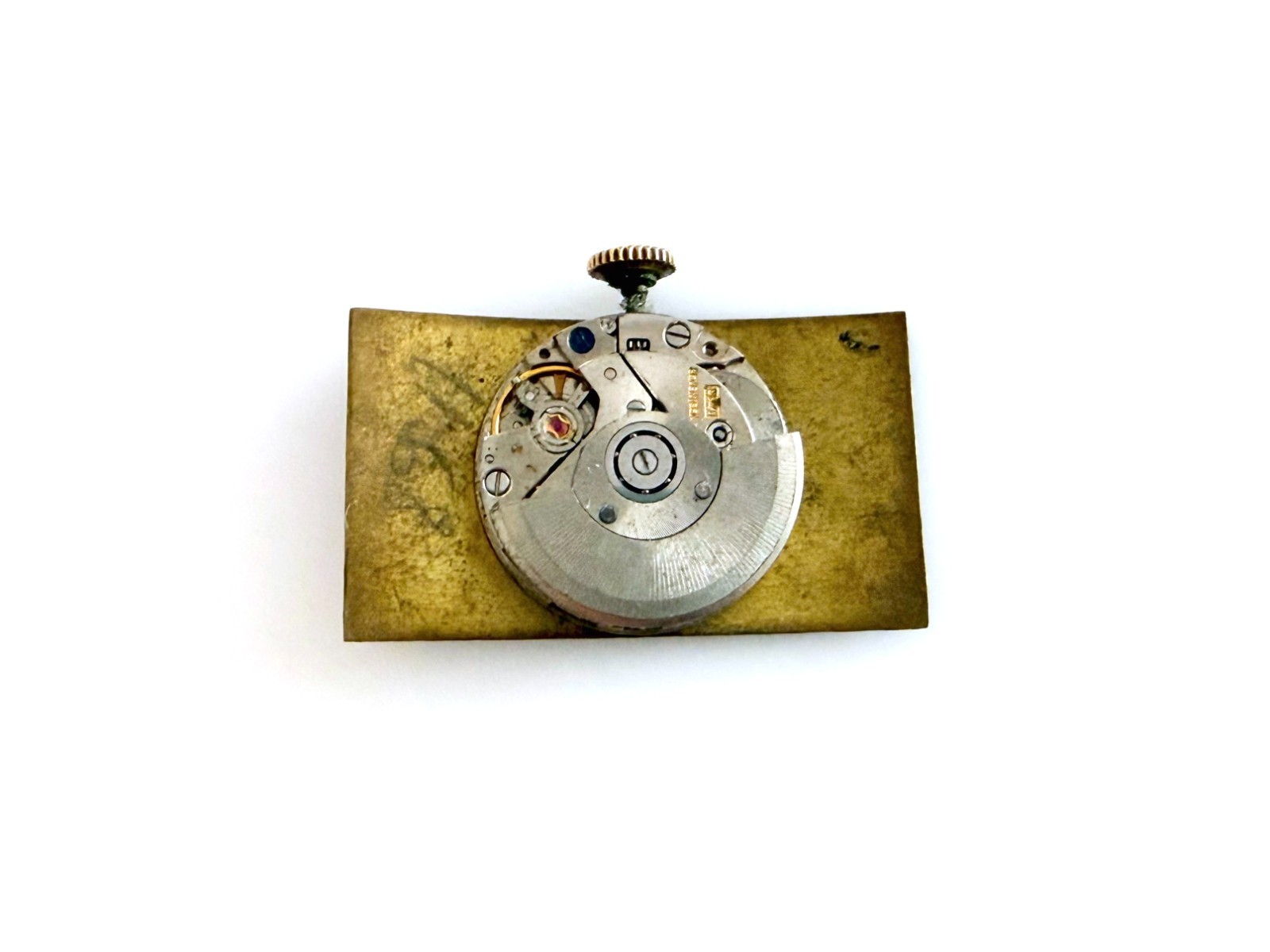 Le Coultre Movement With Colored Dial Needs Work
