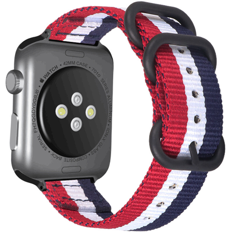 High Quality Nylon Canvas Watch Strap for Apple Iwatch Series 8 7 6 5 4 SE 38/49