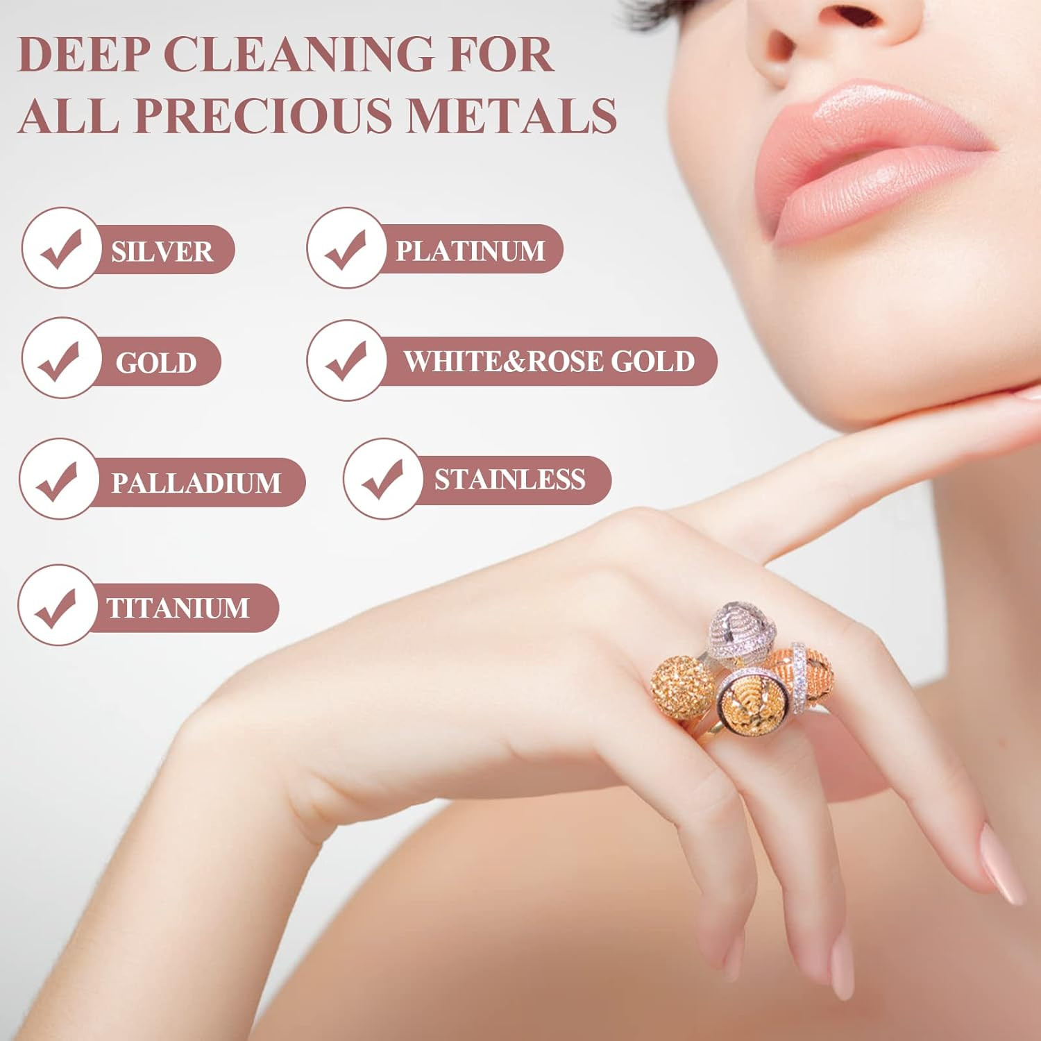 6-Piece Jewelry Cleaning Cloth Set for Silver, Gold & Platinum Care