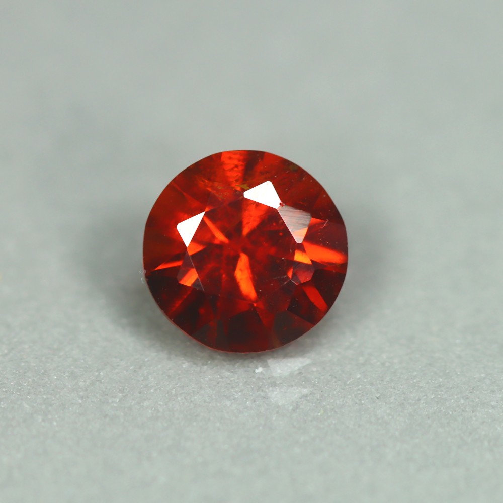 0.57 Cts_Loose Stone_100 % Natural Reddish Orange Spessartite Garnet_Srilanka