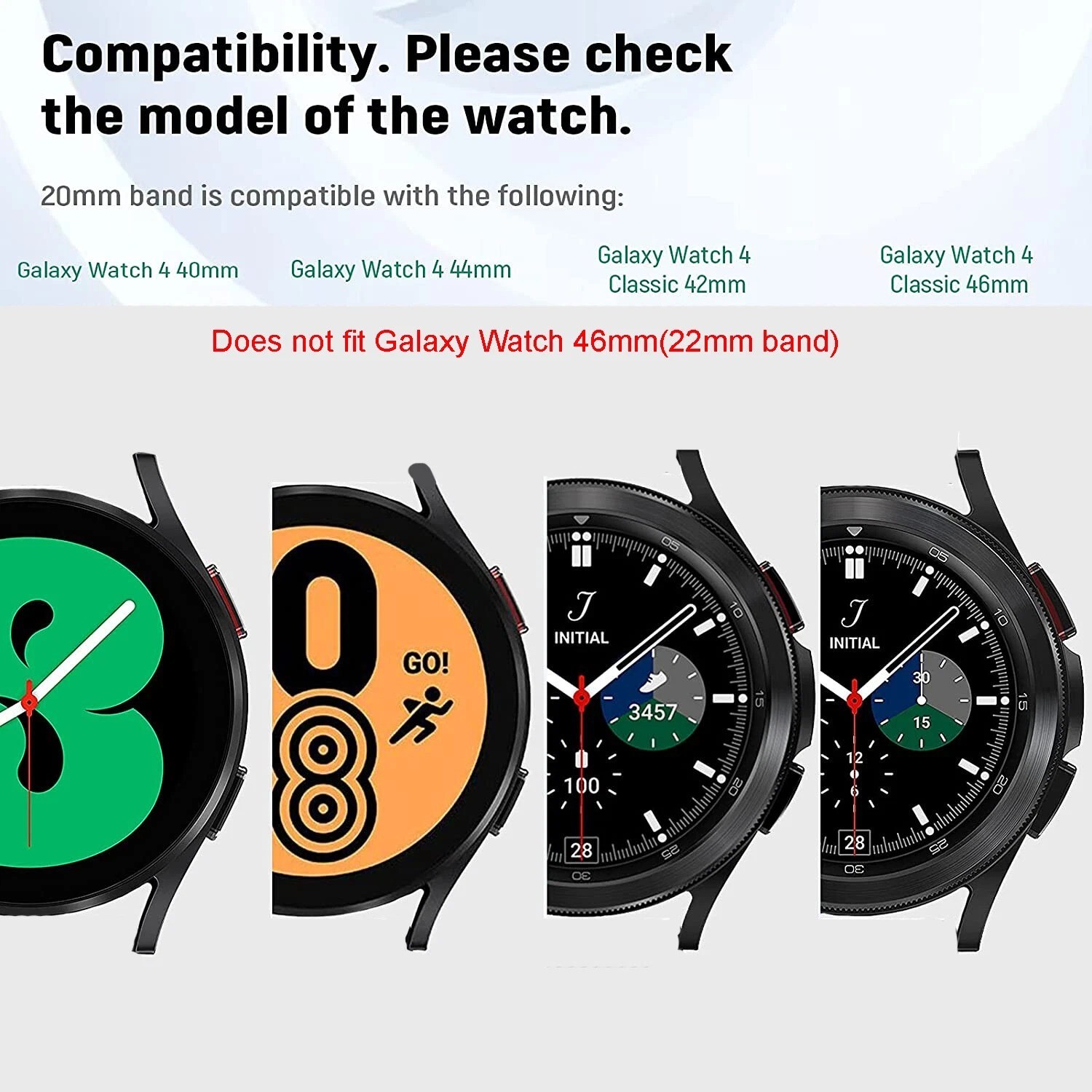 Samsung Galaxy Watch 7 6 5 4 40 44mm Classic 42mm Milanese Loop Band Strap 20mm
