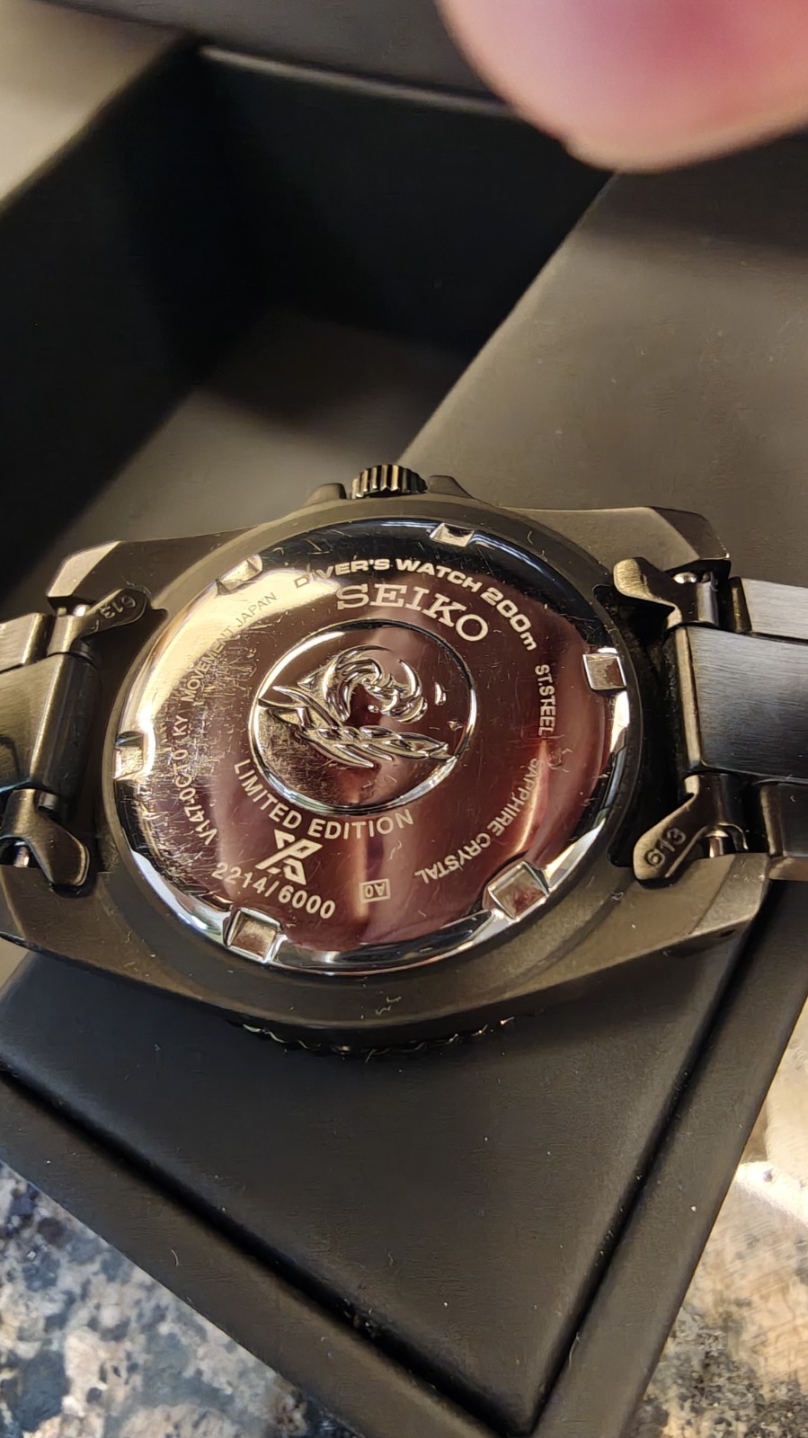 Seiko Night Vision Prospex Solar LTDed Edition Diver 200m.Box,Papers +New Strap