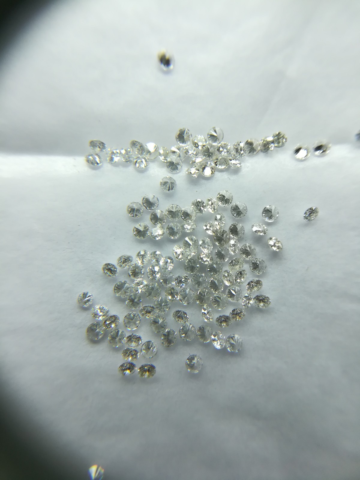 1.40 mm CVD / HPHT Loose Lab Created Diamonds TCW 1.00 , DEF, VVS-VS Clarity