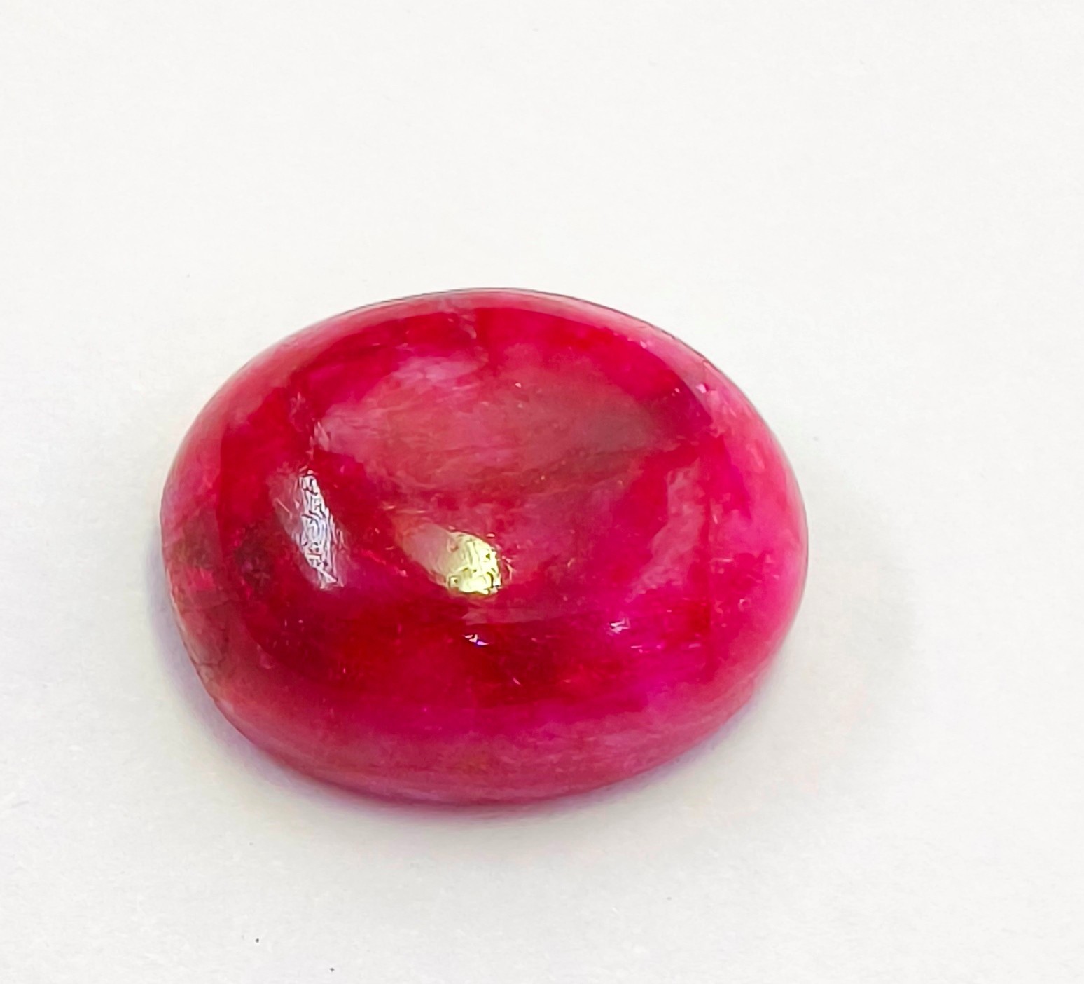 Natural Red Ruby Oval Cabochon Loose Gemstone P12-1