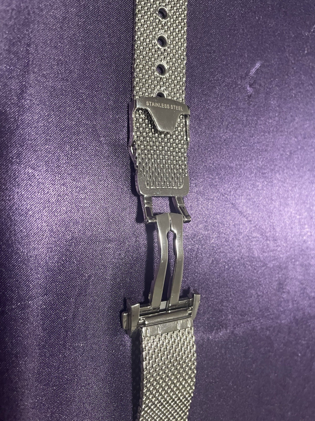 20mm Omega Braided Titanium Mesh Watch Band (Bracelet Only!)