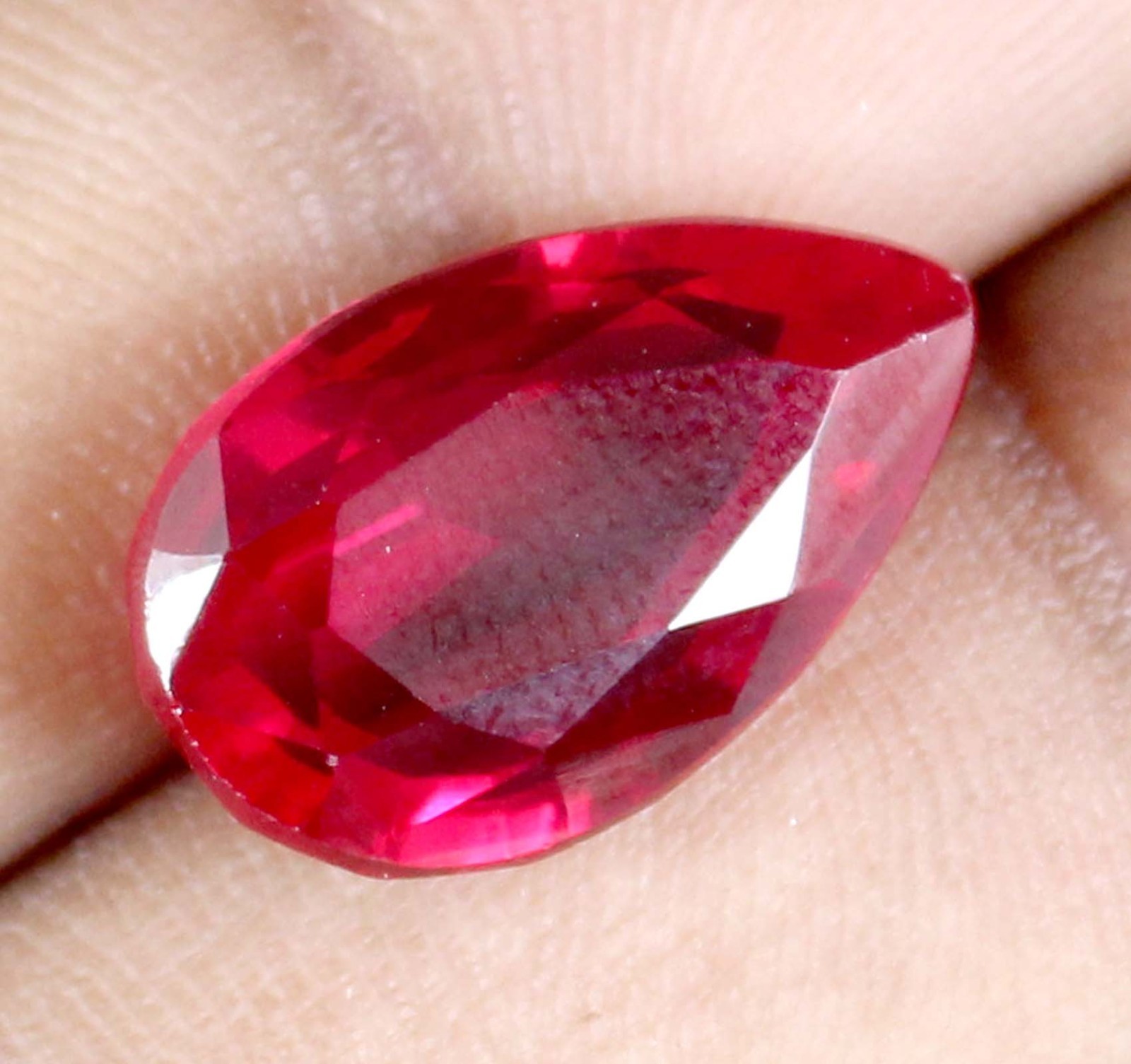 11.35 Ct/16 mm Pear Cut Natural Burma Red Painite Gemstone Certified T17029