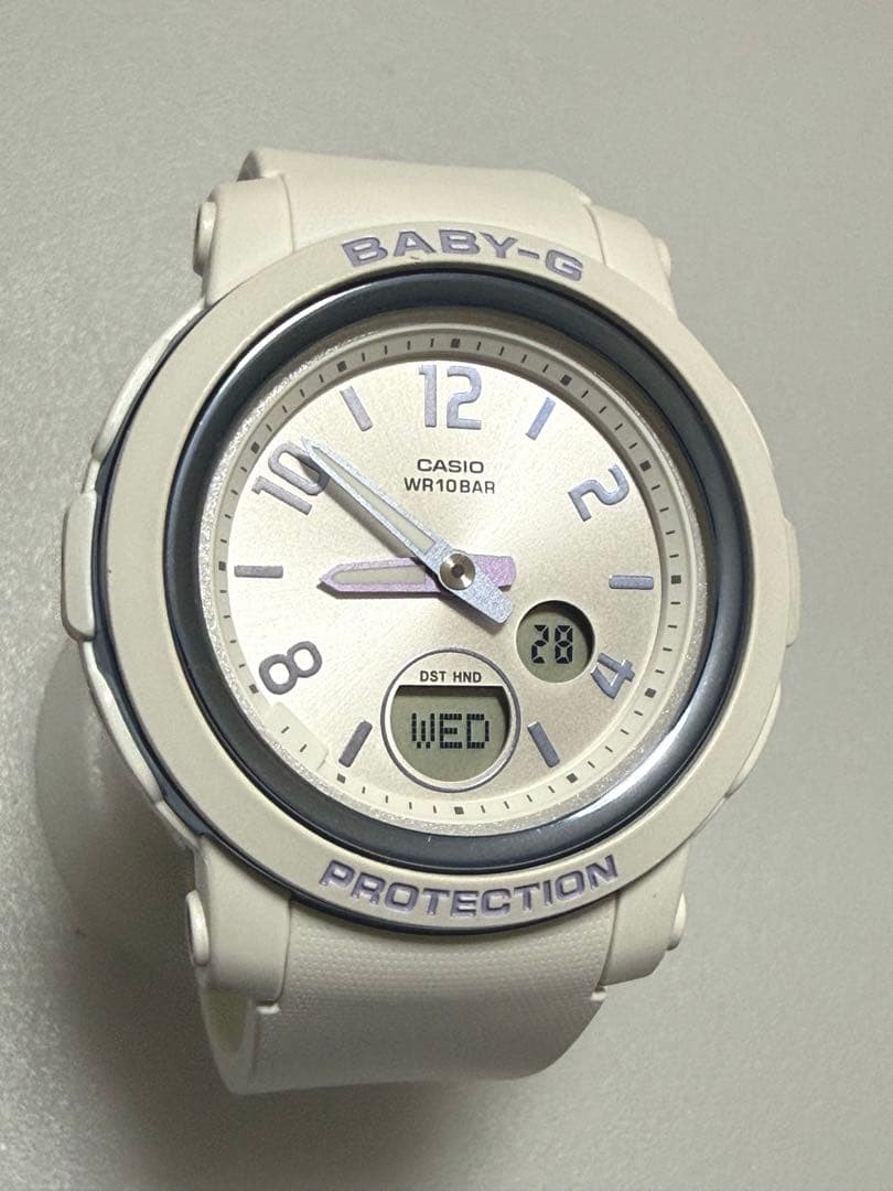 CASIO BABY-G BGA 290DR White Excellent Condition