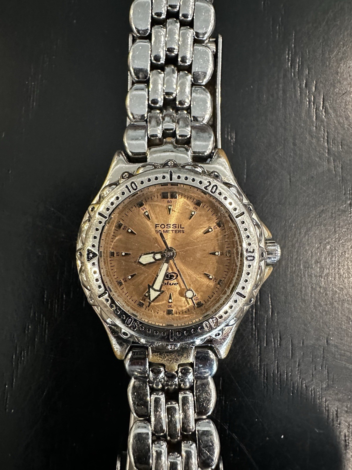 Fossil Women’s Stainless Steel Dive-Style Bracelet Watch