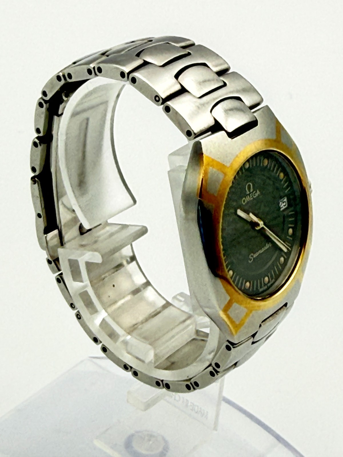 OMEGA Seamaster Polaris Vintage Date Quartz Watch Wrist 15cm (5.9in) – Rank B+