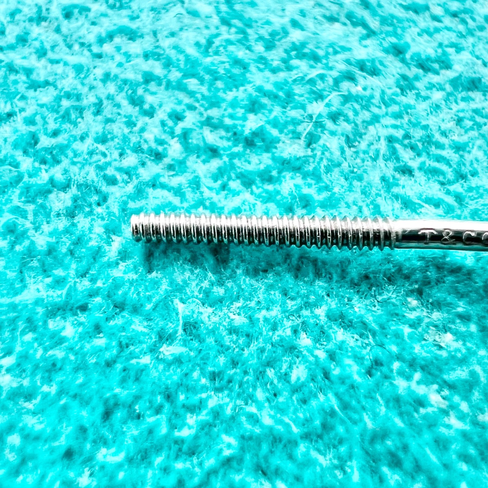 Authentic Tiffany & Co. PT950 Diamond solitare Stud Screw Earrings Near Mint