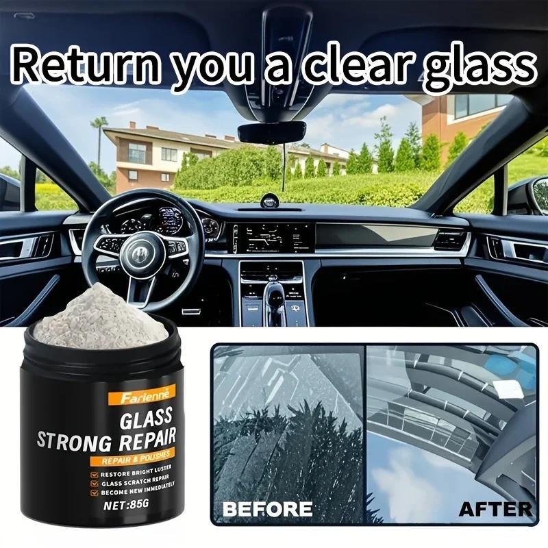 Glass Polishing Powder Scratch Repair Restore Clarity Brightness