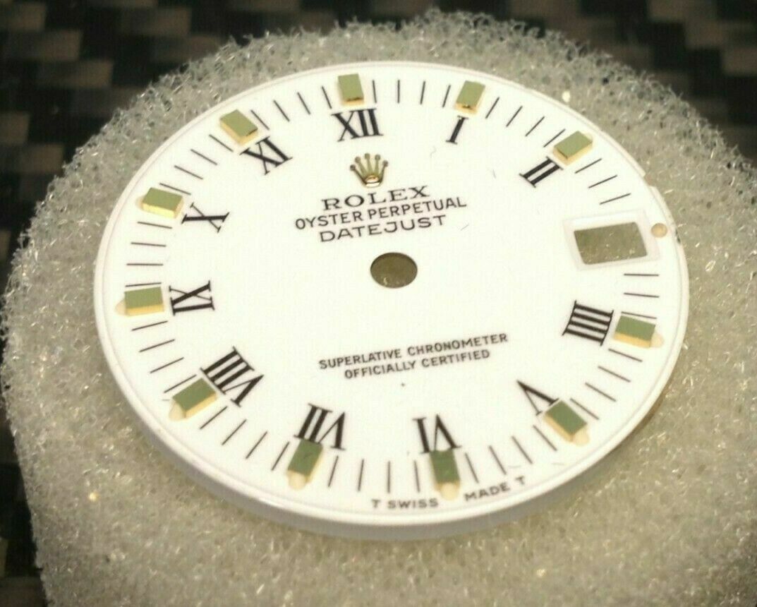 4 Ladies Rolex Oyster Perpetual Date Slate Blue, Gold, Champagne Watch Face