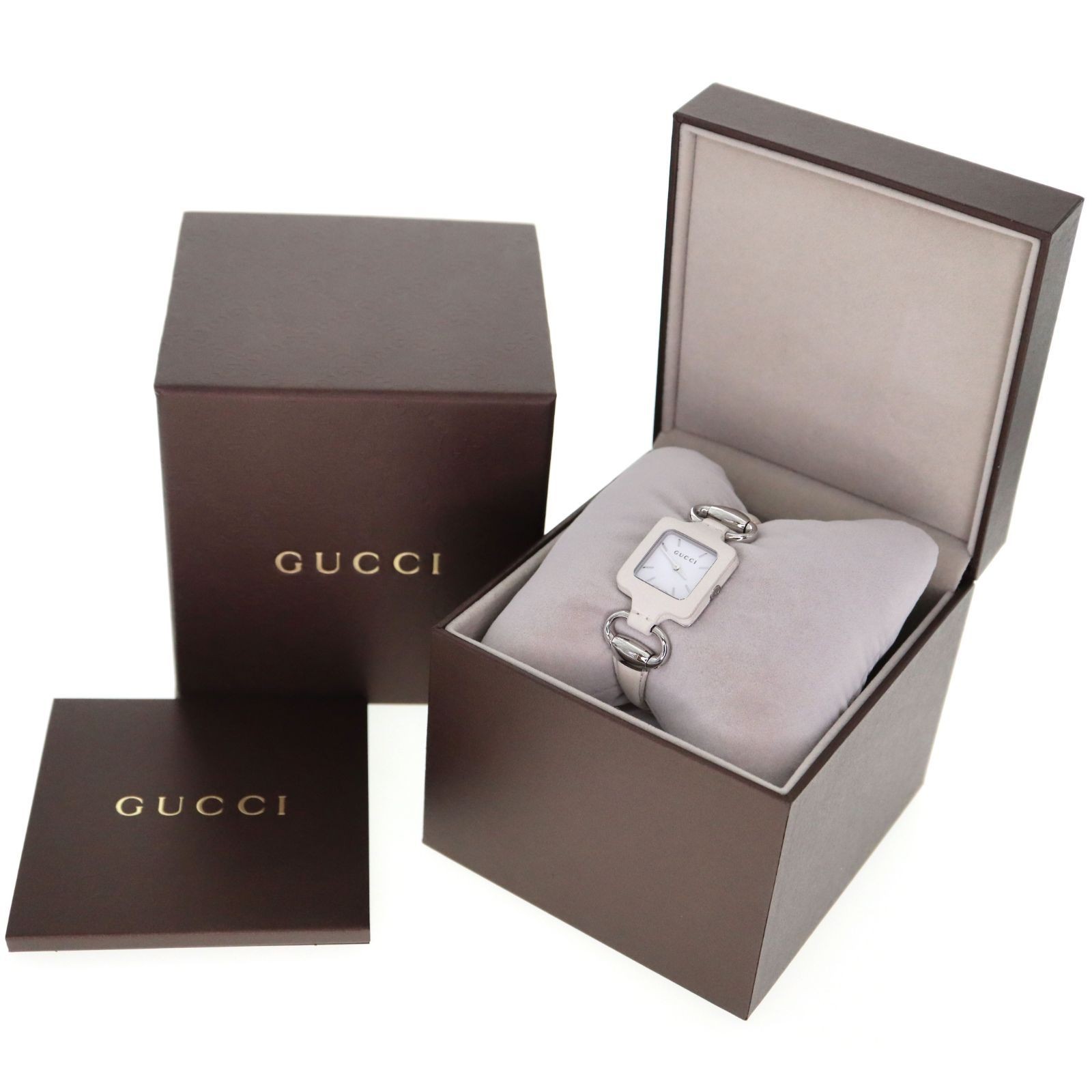 GUCCI 1921 Collection YA130404 Quartz Ladies Watch White Dial with Box