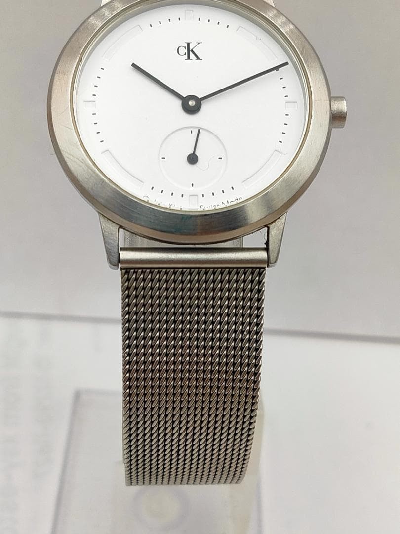 ck Calvin Klein K3321 Minimal Small Seconds Quartz M Dead battery