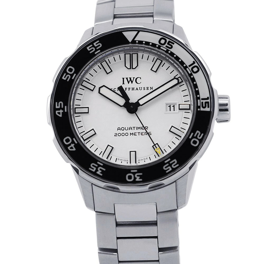 IWC Aquatimer IW356805 Stainless Steel 44mm White Dial Automatic 2000 #TZW376