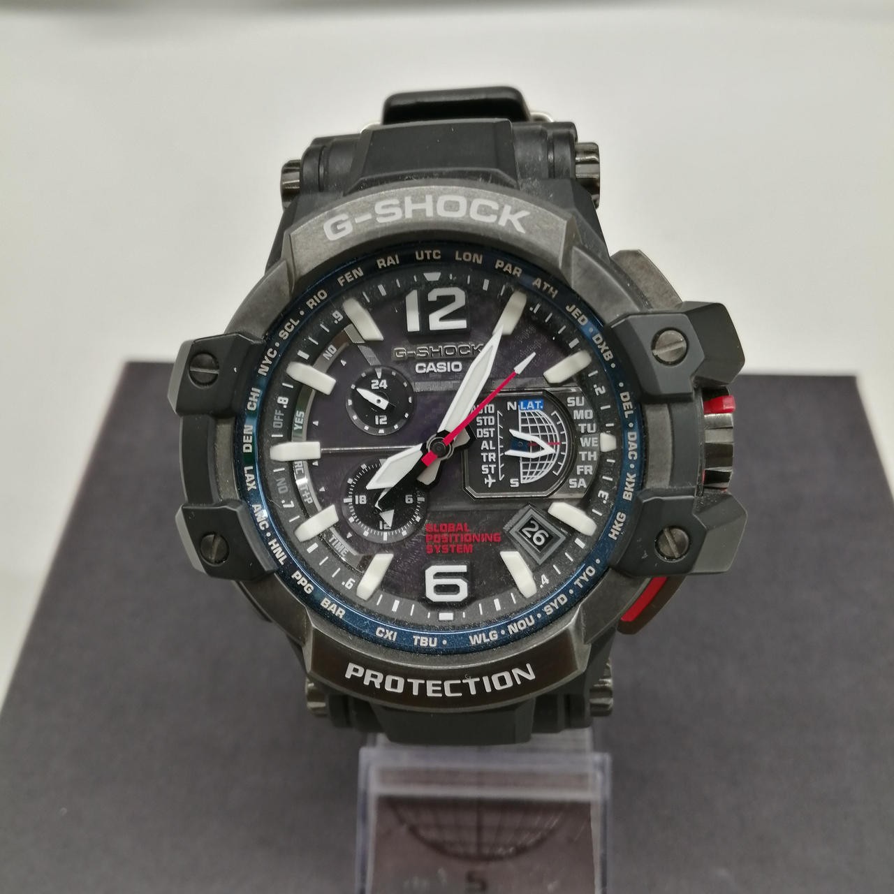 CASIO G-SHOCK GPW-1000 1AJF Black Solar Men Watch Auth Japan