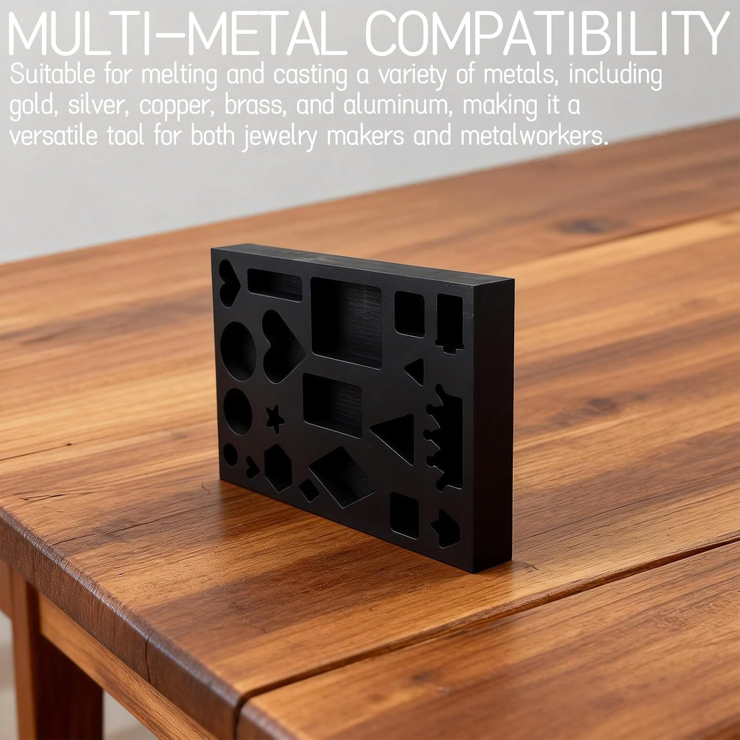 20-In-1 Graphite Ingot Mold for Metal Melting and Casting – Ideal for Gold, Silv