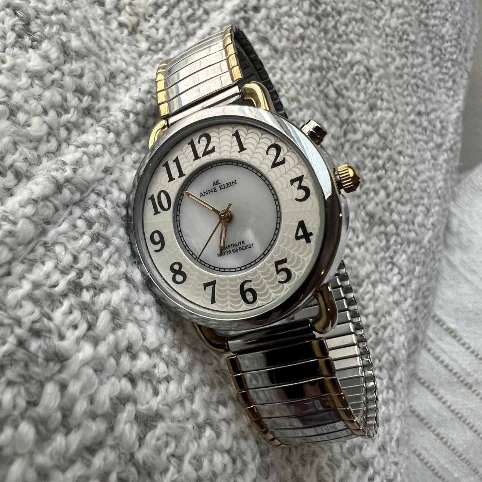 Vintage Anne Klein “Instalite” Easy Reader Watch