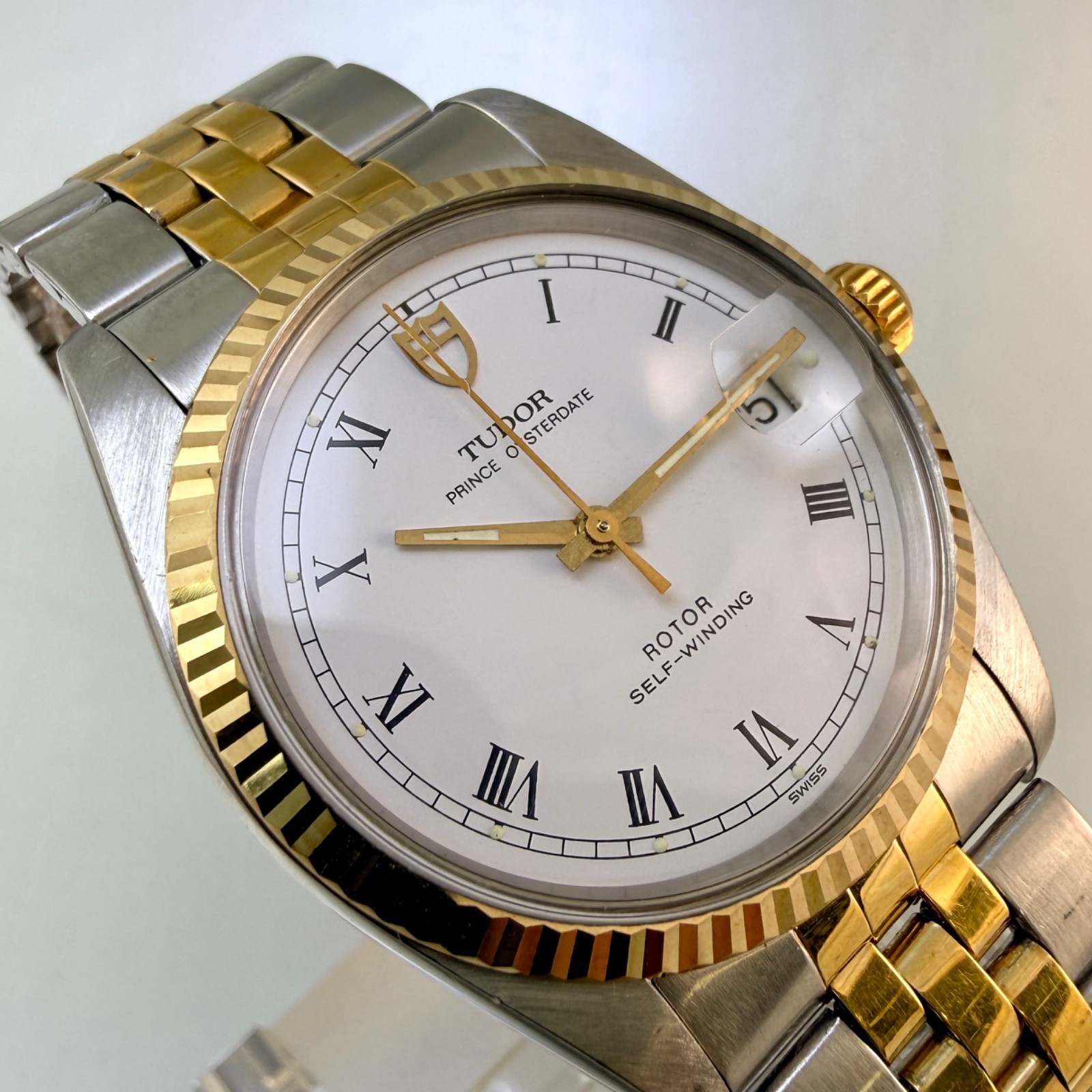 Tudor Prince Oysterdate Two-tone 74033