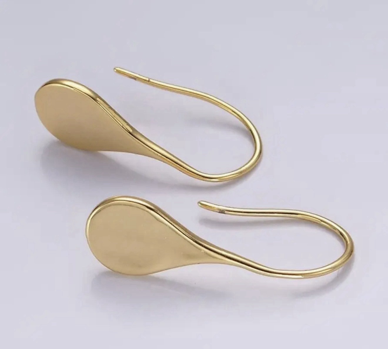 NEW! French Minimalist 14K Gold Filled Teardrop Minimalist French Hook Earrings