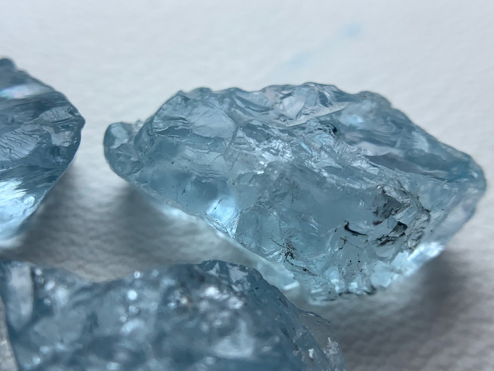 32 Carats Gorgeous Nice Color Aquamarine lot from Mozambique