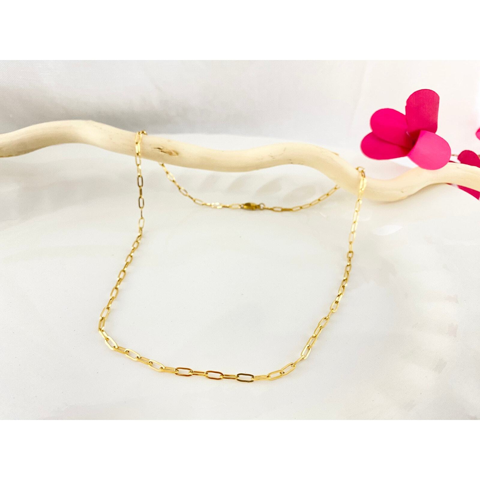 Paper Clip Chain Necklace