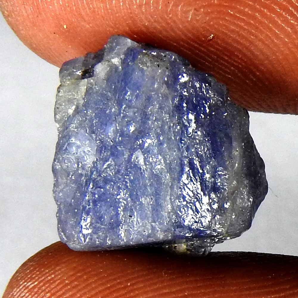 10.65 Ct. Natural Translucent Blue Tanzanite Mineral Rough Loose Gemstone