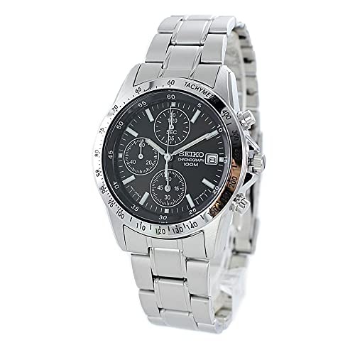 Seiko SND367PC Quartz Chronograph Watch 38mm Waterproof Date Unisex New