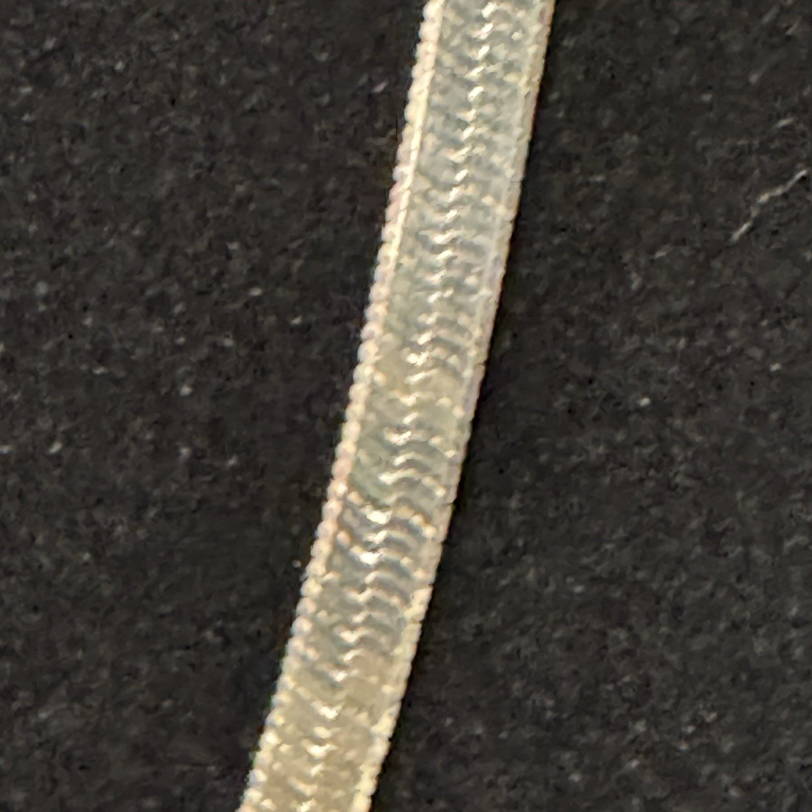 30 Inch Italian Omega Sterling Silver Chain approximately 6mm wide wt. is 20 gm