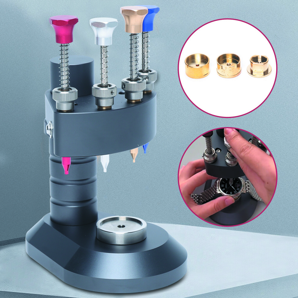 4 Pin Watch Hand Presser High-Precision Watchmakers Setting Fitting Repair Tool