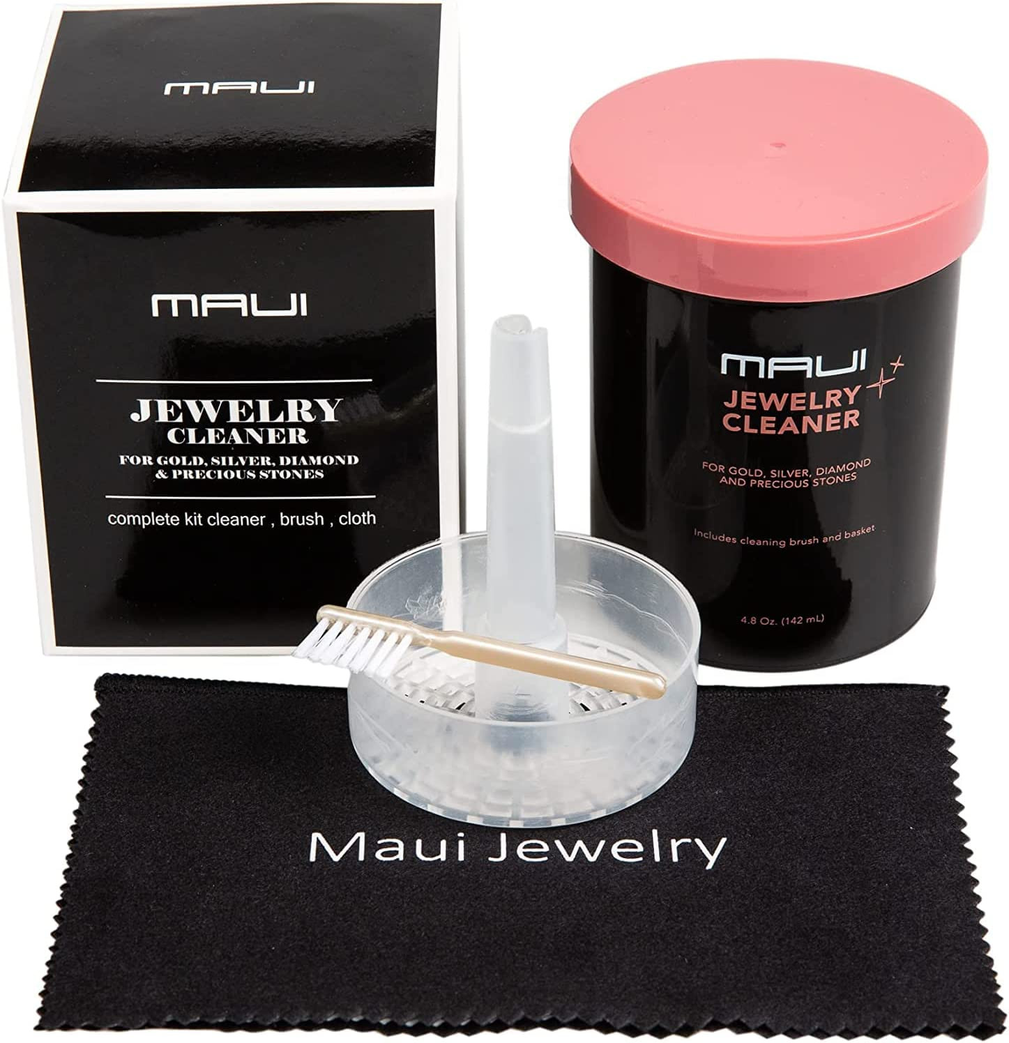Liquid Jewelry Cleaner Solution Complete Kit with Cloth .. NOT Guaranteed to Wor