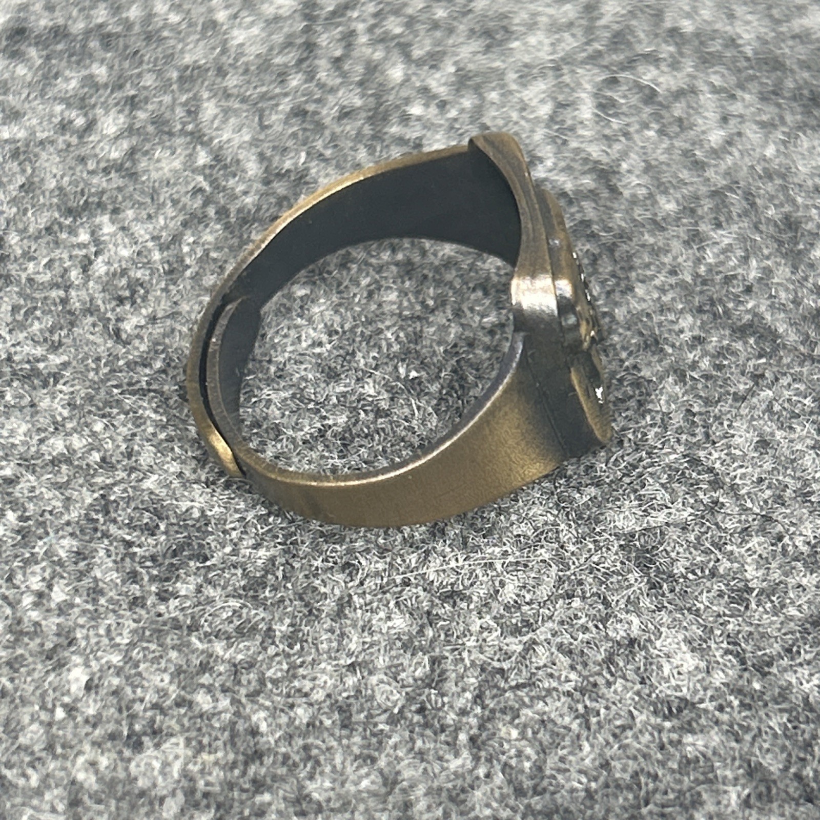 Vintage Mack Truck Ring Very Rare Item Preowned Free Type Fit/Adj Looks 2B Brass
