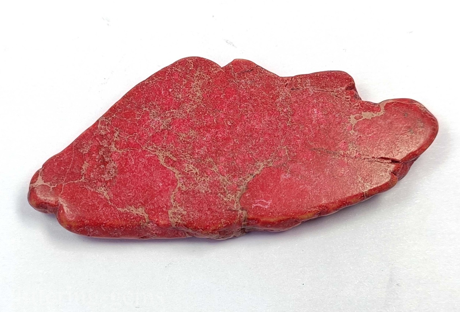 115.00 Ct Natural Red Turquoise Slab Rough Arizona 69x8mm Gems 5ADF