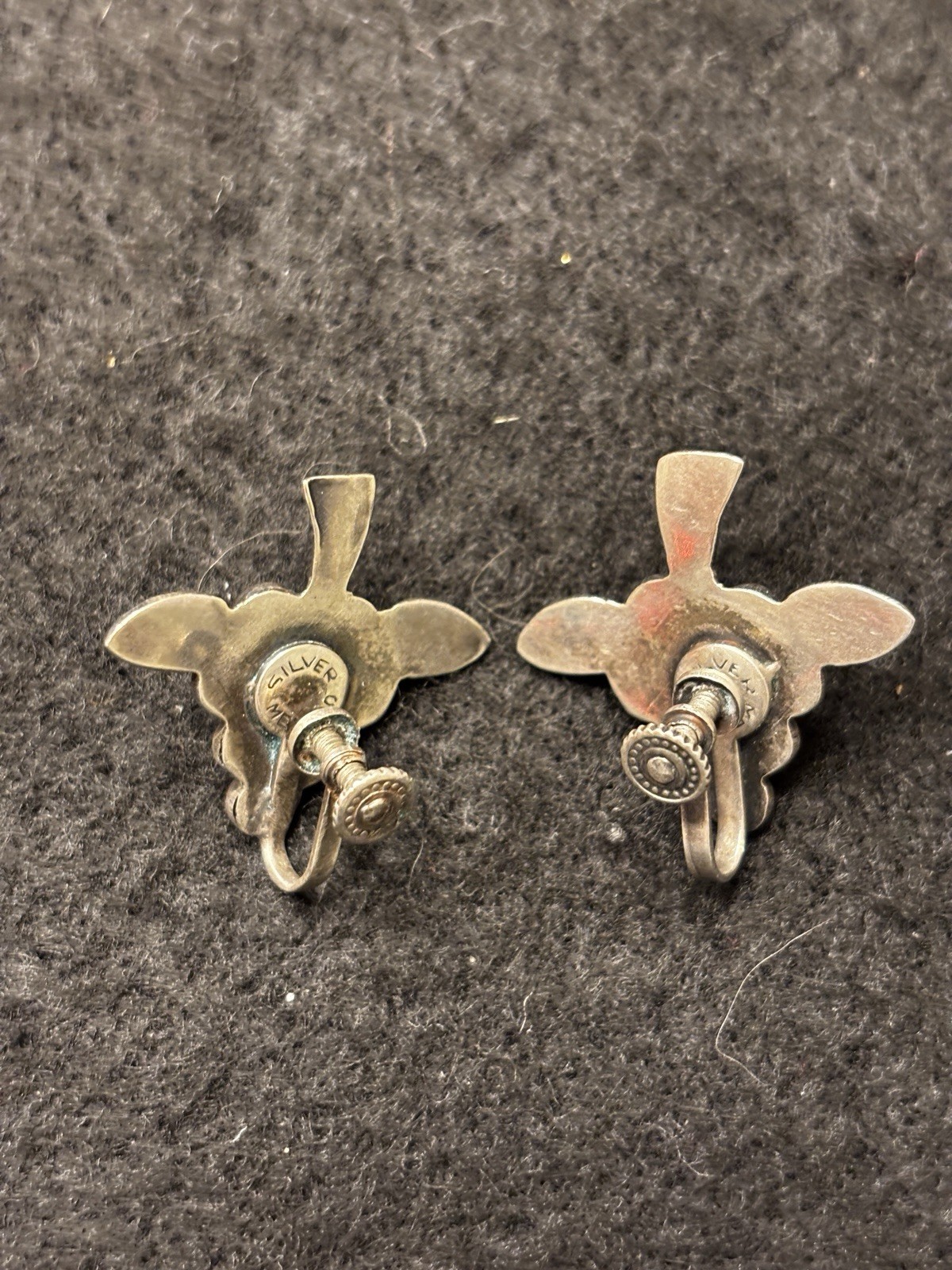 ICONIC VINTAGE MEXICO STERLING 925 GRAPE PIN & EARRINGS SET *10.7 gm*