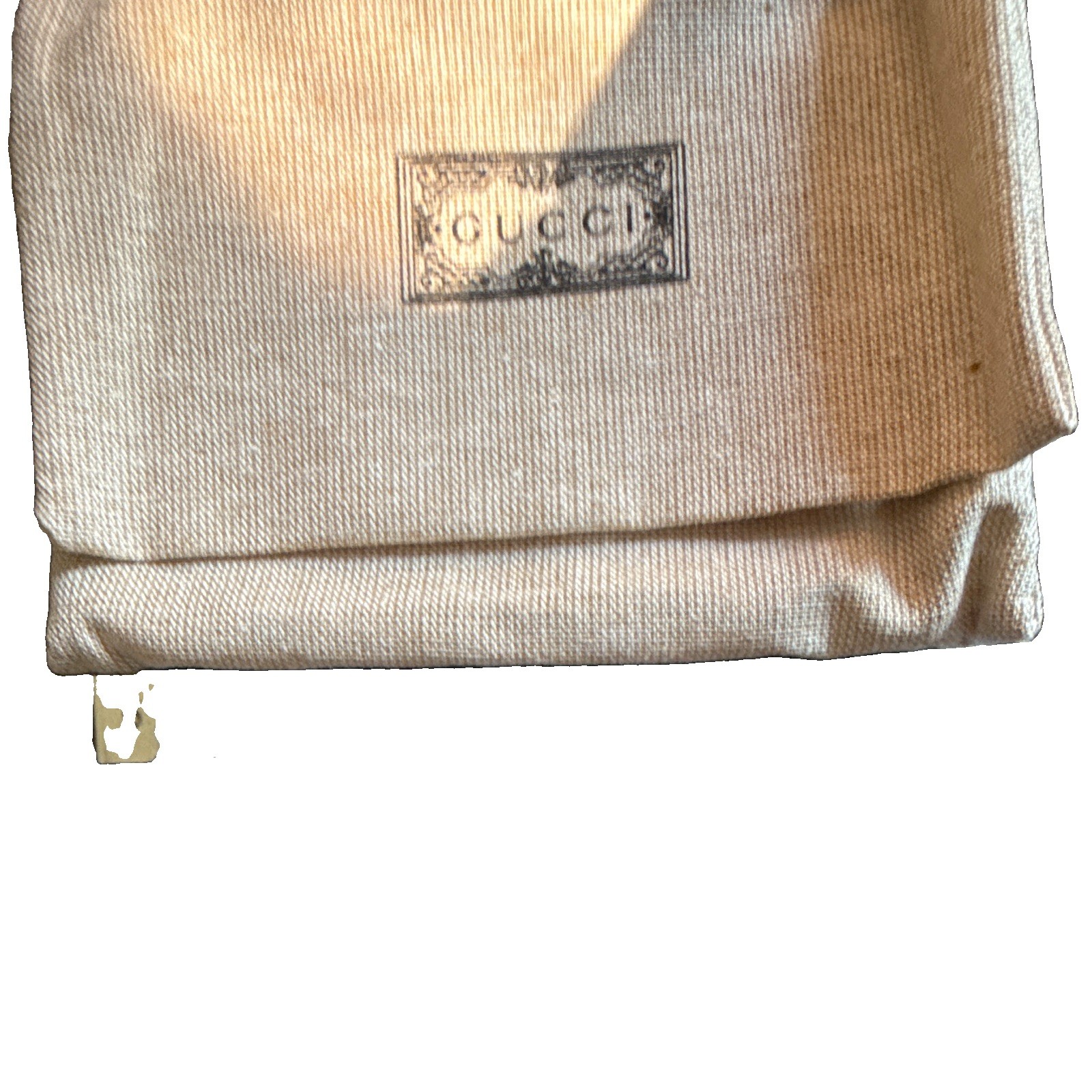 Gucci Green Gift Box with Beige Lined Cardholder dust bag, 5×4 in Rectangle
