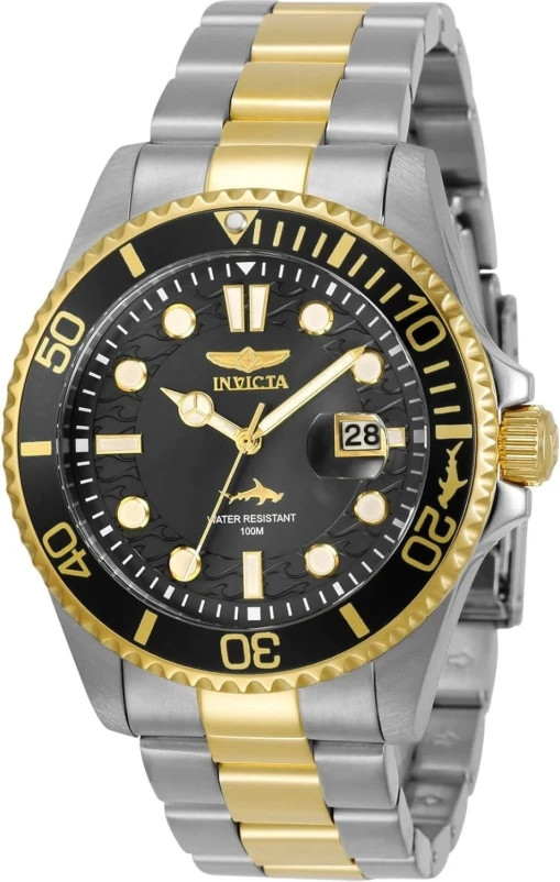 Brand New Invicta Pro Diver Currentwave Men’s Watch 43mm Steel Gold (30023) New